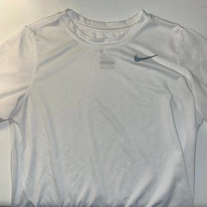 Nike Boys white Dri-Fit Tshirt